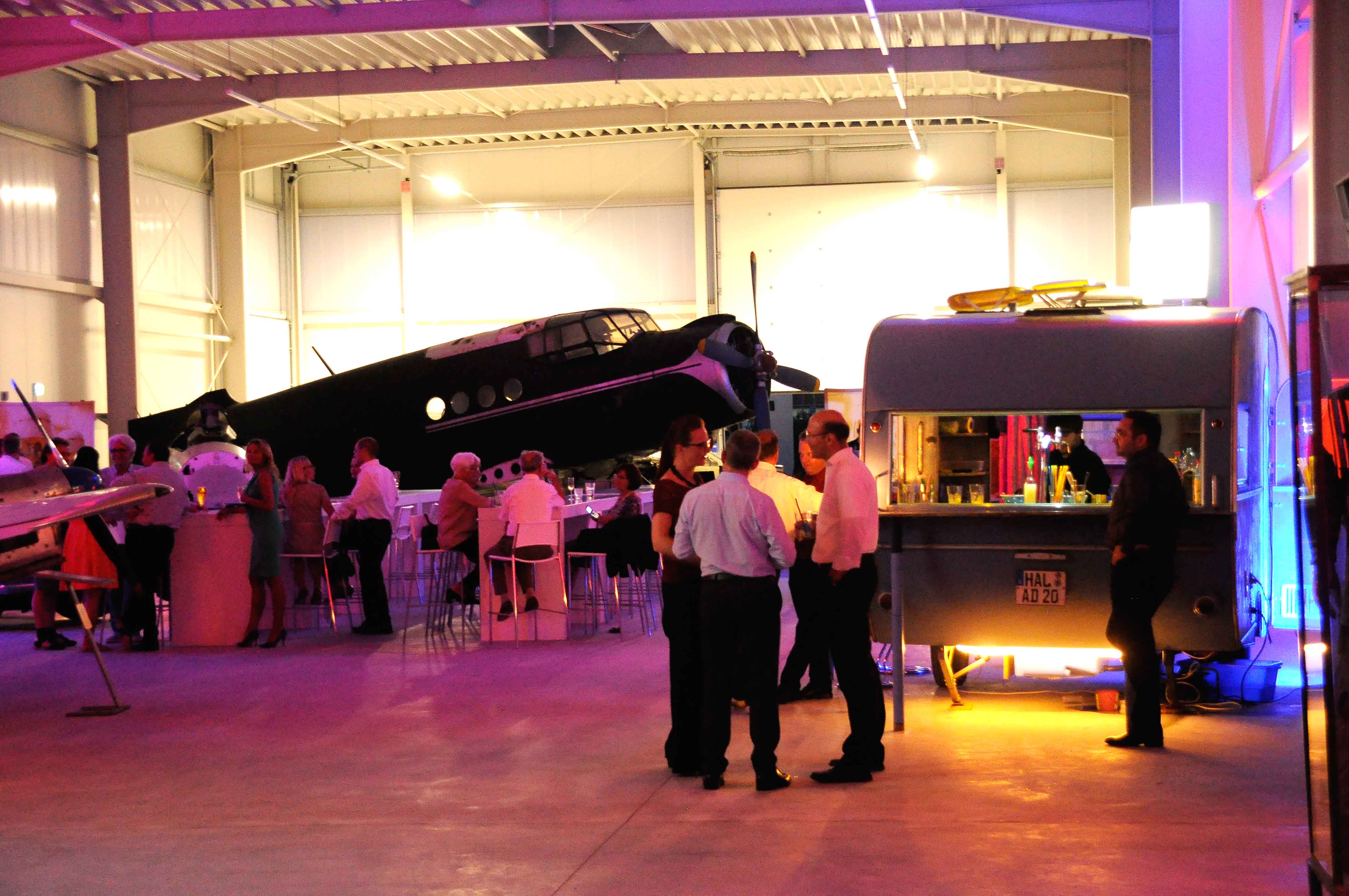 die Roli-Bar im Luftfahrtmuseum Wernigerode